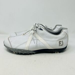 Footjoy Golf Shoes M Project White Leather Spikeless Mens Size 11